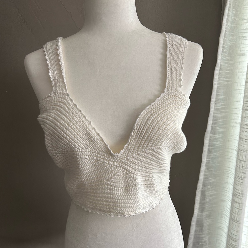 Mango knit bustier